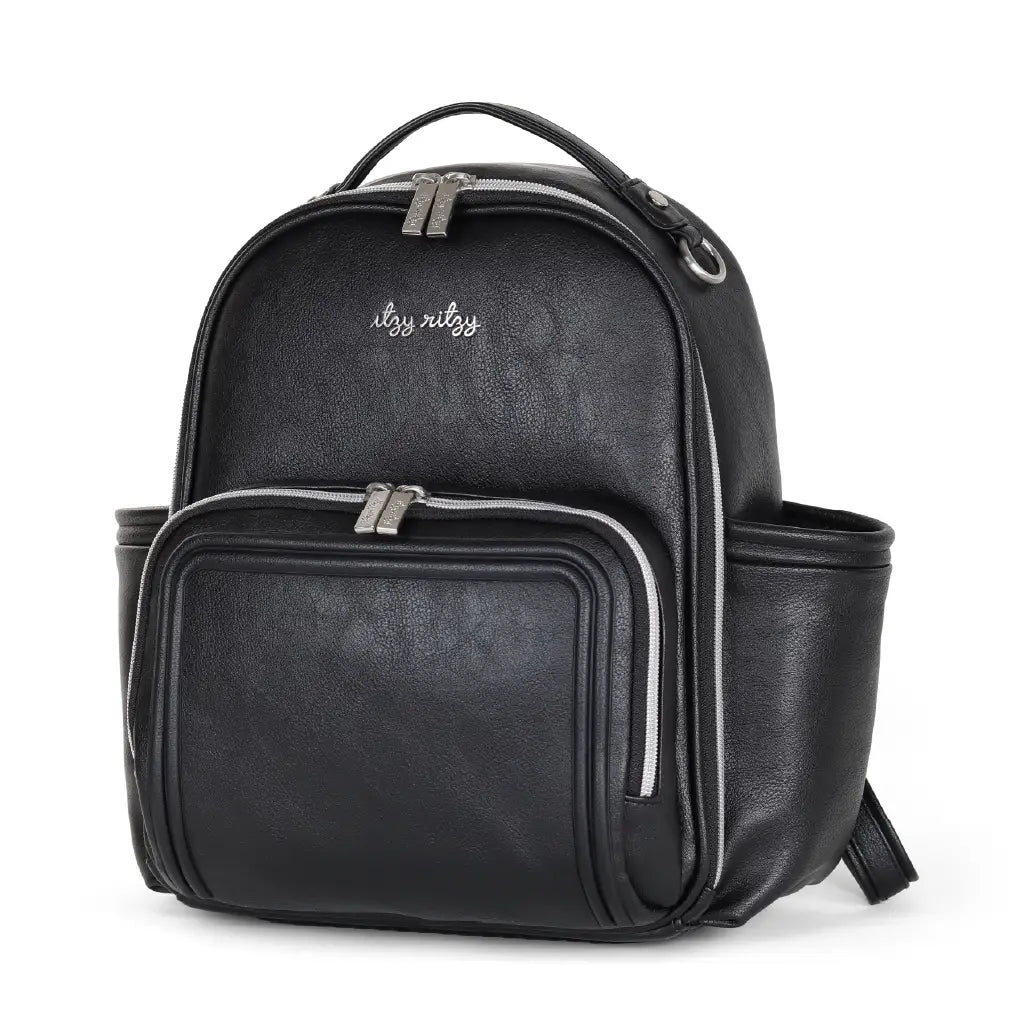 Noir Itzy Ritzy Mini Plus Backpack Diaper Bag