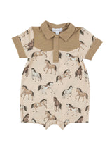 Wild Horses Polo Romper