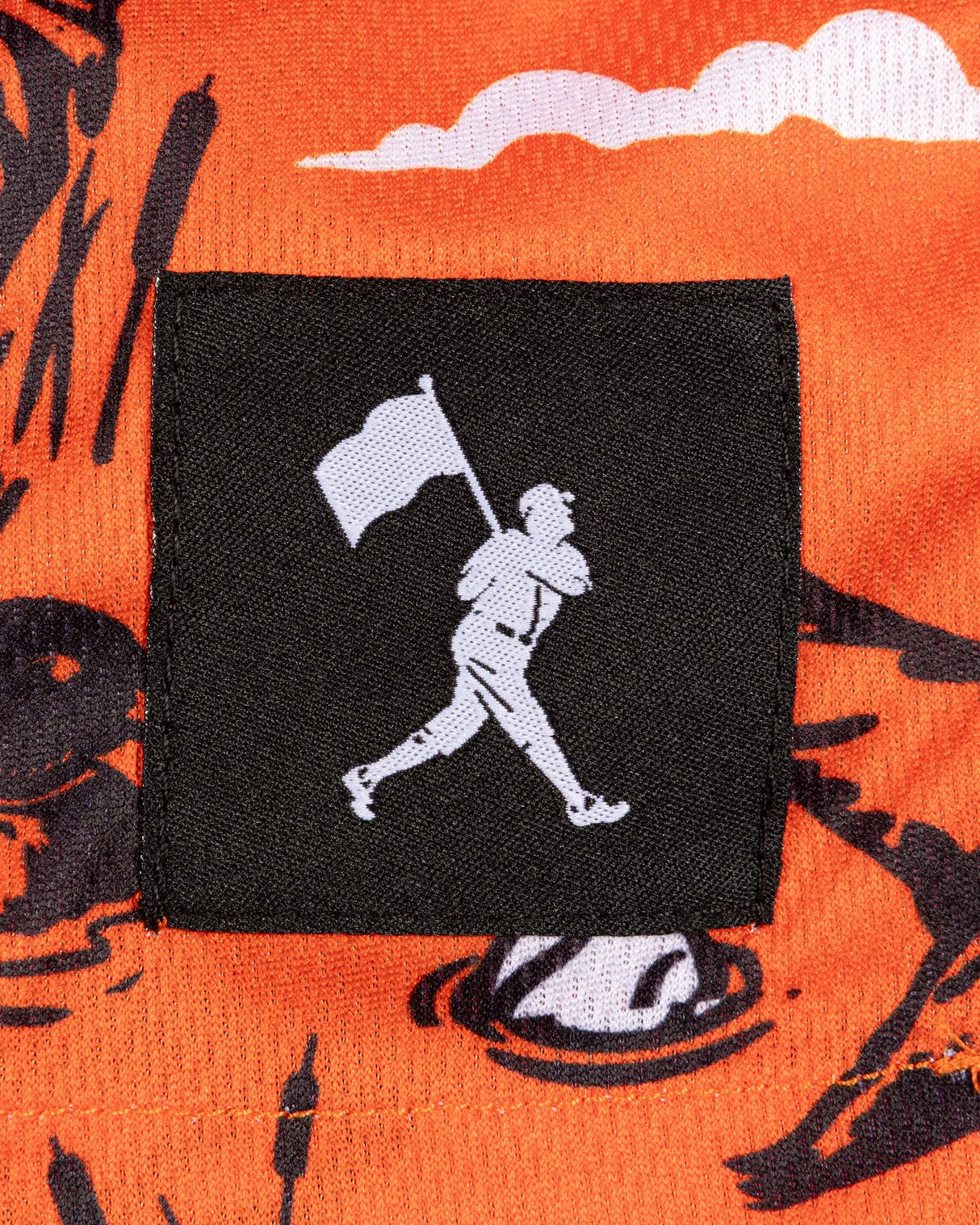 Hardball Hunter Diamond Air Mesh Shorts: Orange