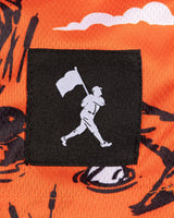 Hardball Hunter Diamond Air Mesh Shorts: Orange