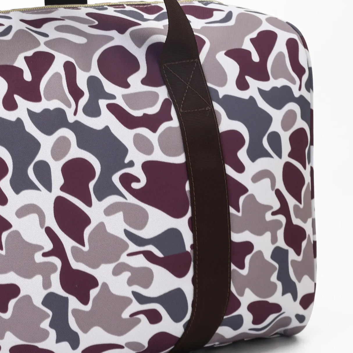 Maroon Camo Duffle Bag