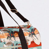 Western Mountain Scene Duffle Bag