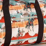 Western Mountain Scene Duffle Bag