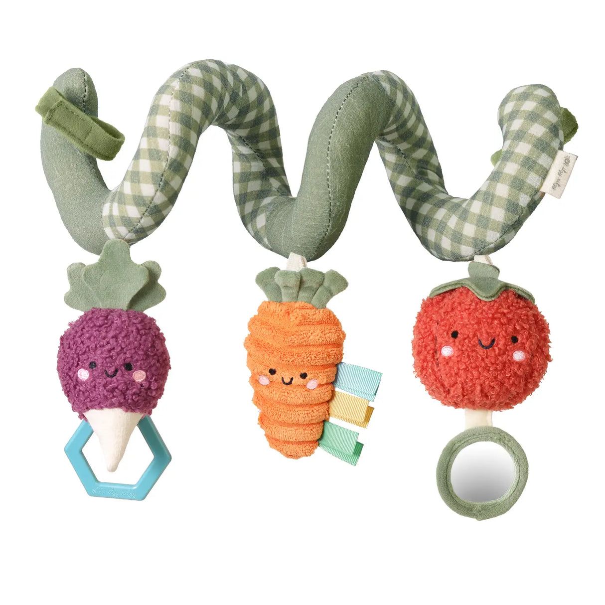 Veggie Itzy Bitzy Spiral Car seat Activity Toy