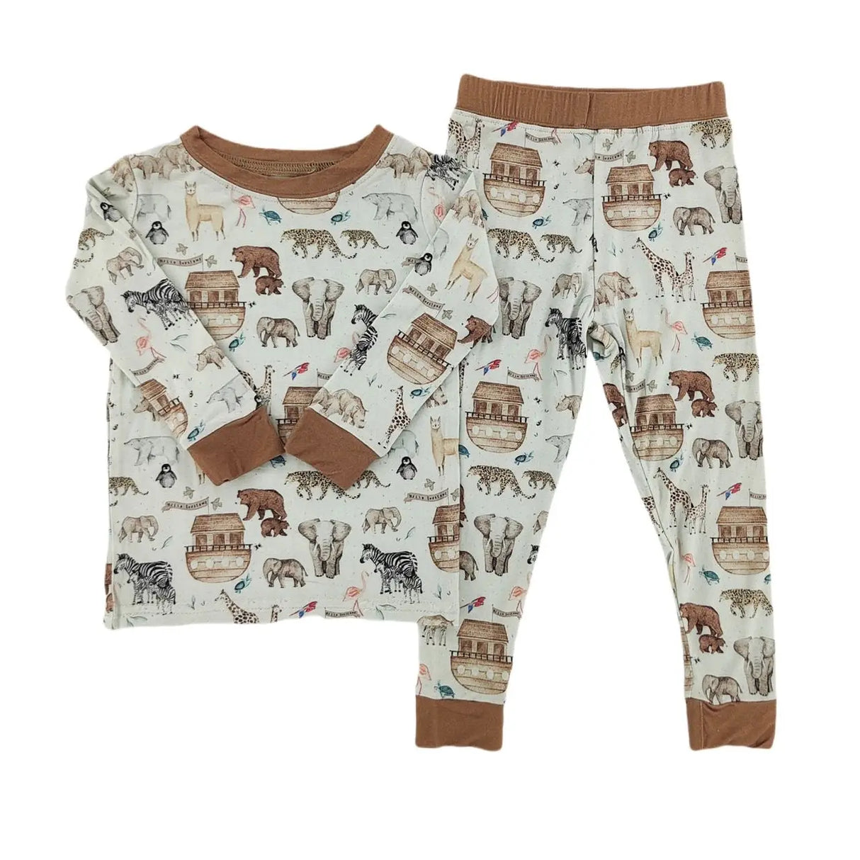 Noah’s Ark Bamboo 2-Piece PJ Set