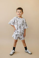Snow Camo Slouchy Set