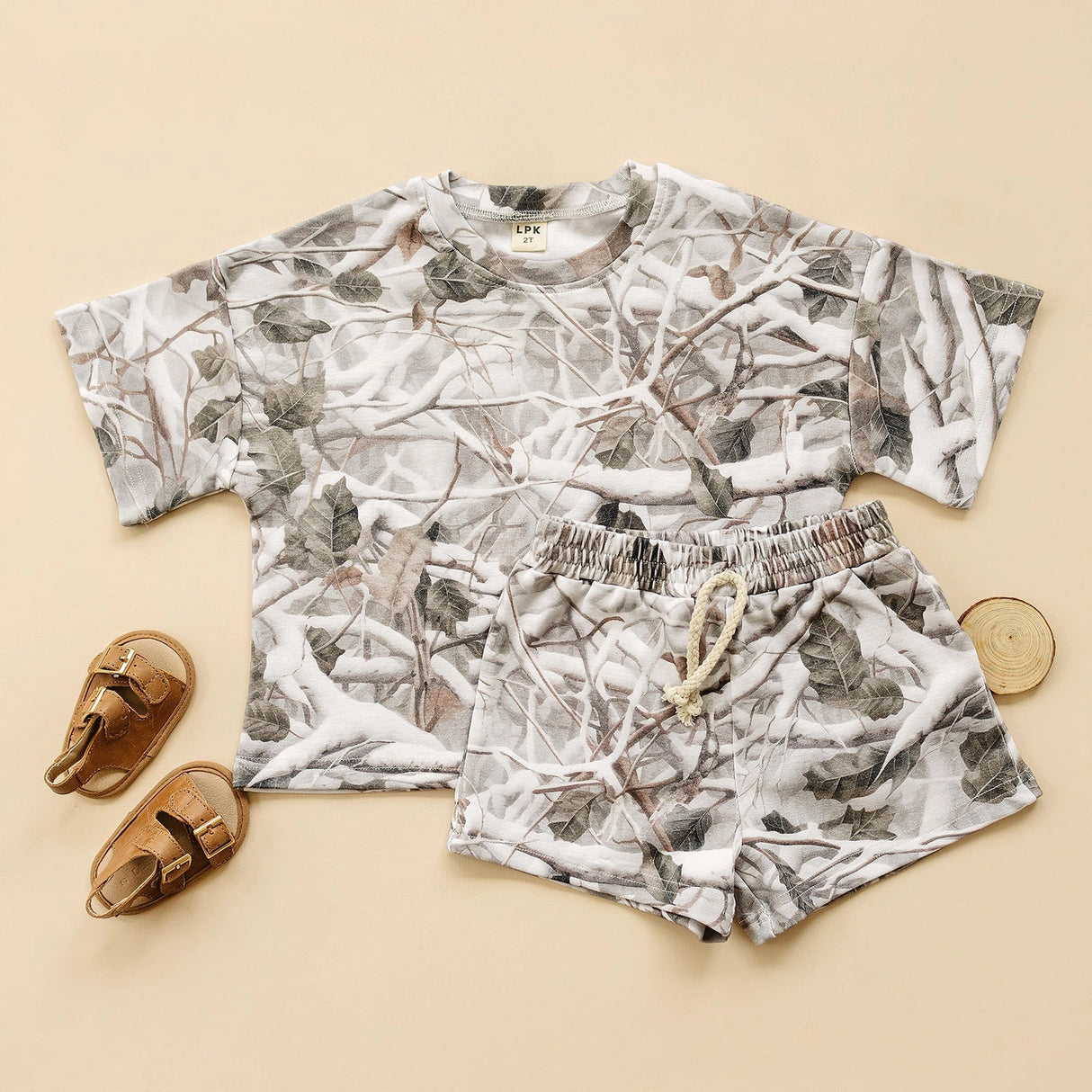 Snow Camo Slouchy Set