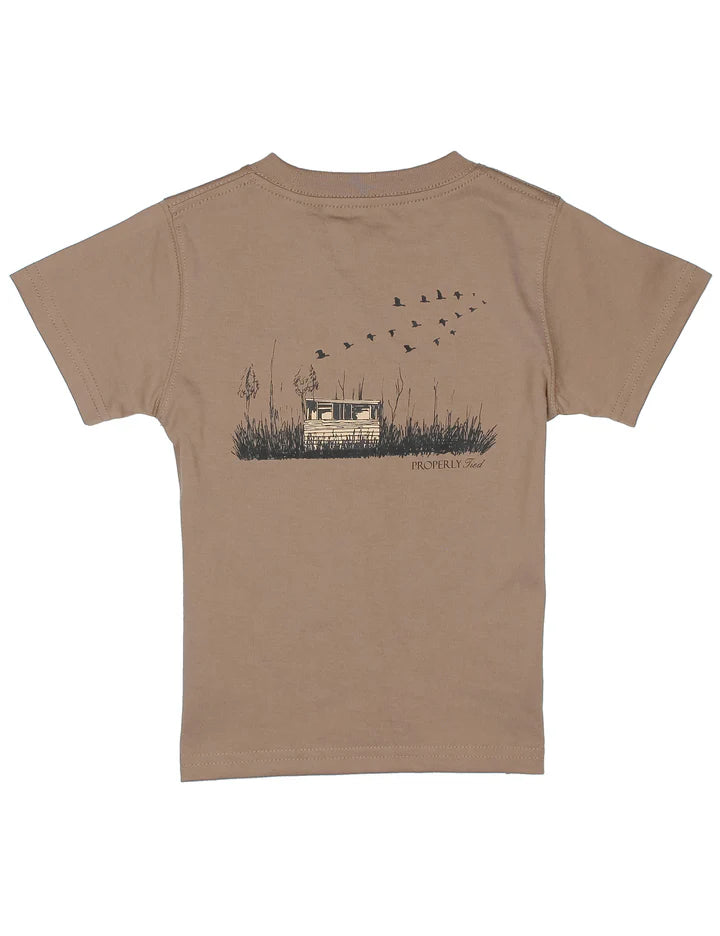 Duck Blind  SS Tee Walnut