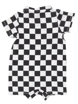 Checkerboard Polo Shortie Romper