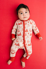 Classic Claus Bamboo Zipper PJ’s