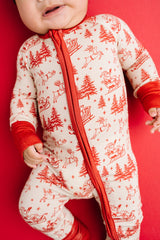 Classic Claus Bamboo Zipper PJ’s