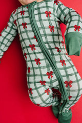 Gift Wrapped Bow Bamboo Zipper PJ