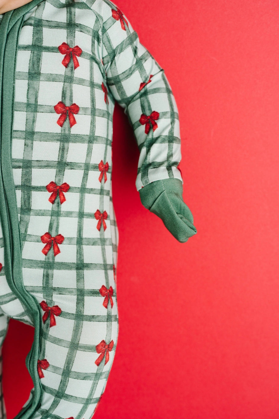 Gift Wrapped Bow Bamboo Zipper PJ