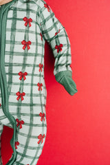 Gift Wrapped Bow Bamboo Zipper PJ