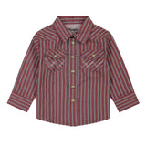 Wrangler Infant Shirt: Brick Diamond