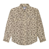 Wrangler 20X Competition Advanced Comfort Long Sleeve Shirt: Cream/Brown Paisley