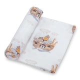 Noah’s Ark Cotton Muslin Swaddle