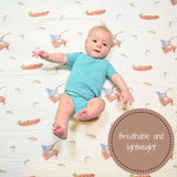 Gone Fishing Muslin Swaddle