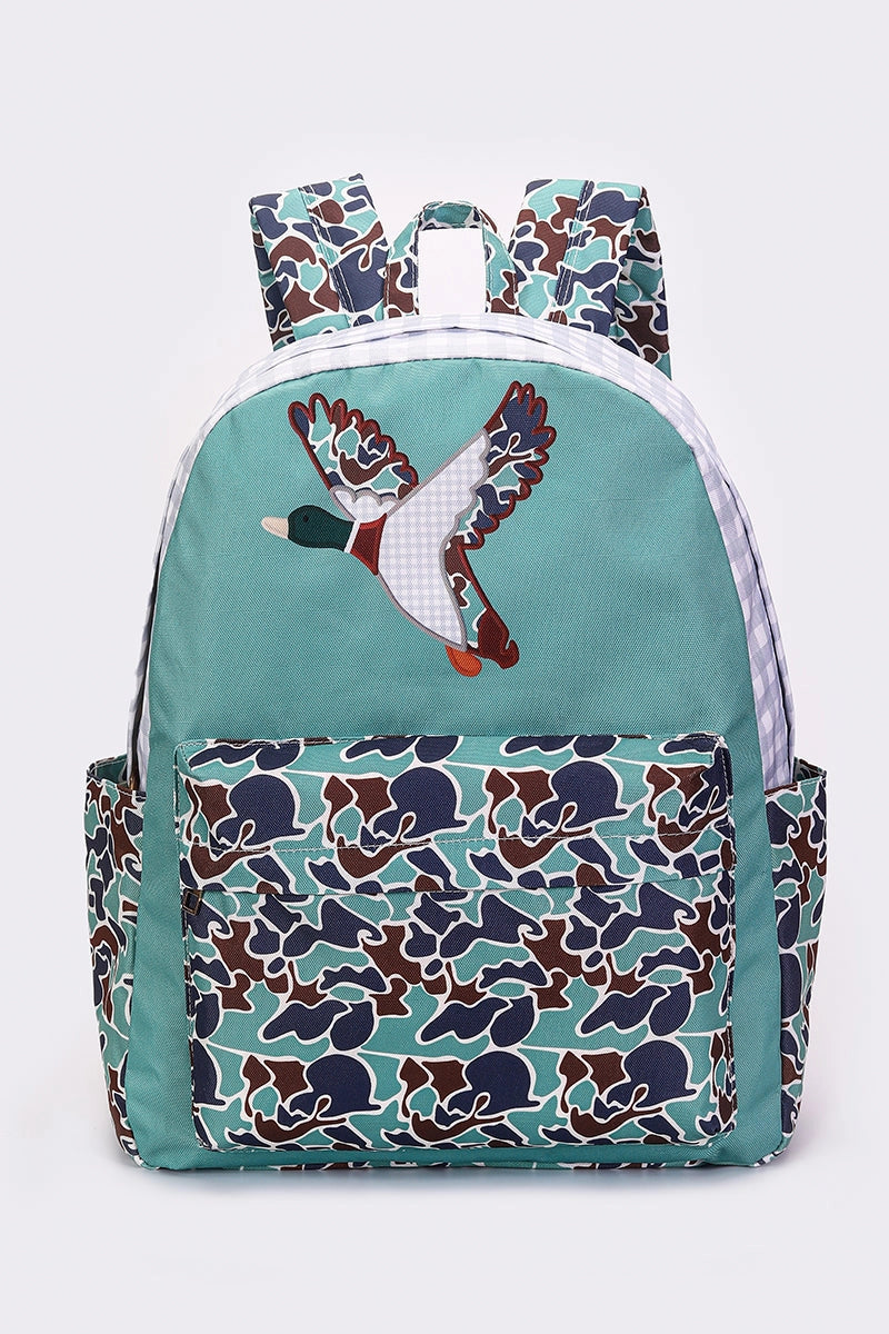 Camo Canvas Duck Backpack