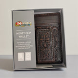 Nocona Money Clip Scroll Cross MB