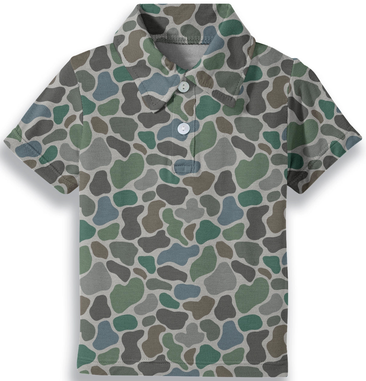 Retro Camo Bamboo Polo