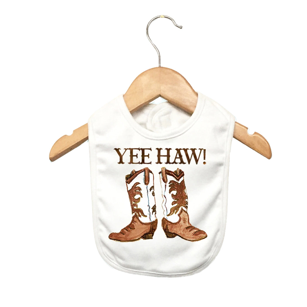 Yee Haw Boots Bib