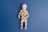 Grizzly Bear Bamboo Zipper PJ’s