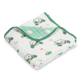 Golf A Round Cotton Muslin Quilt