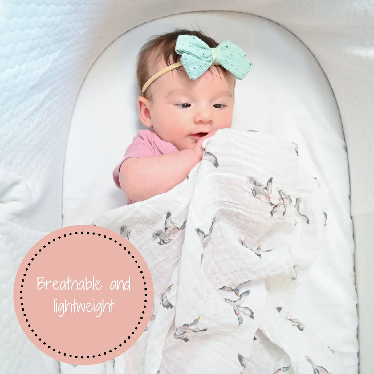 Quackin’ Up Cotton Muslin Swaddle