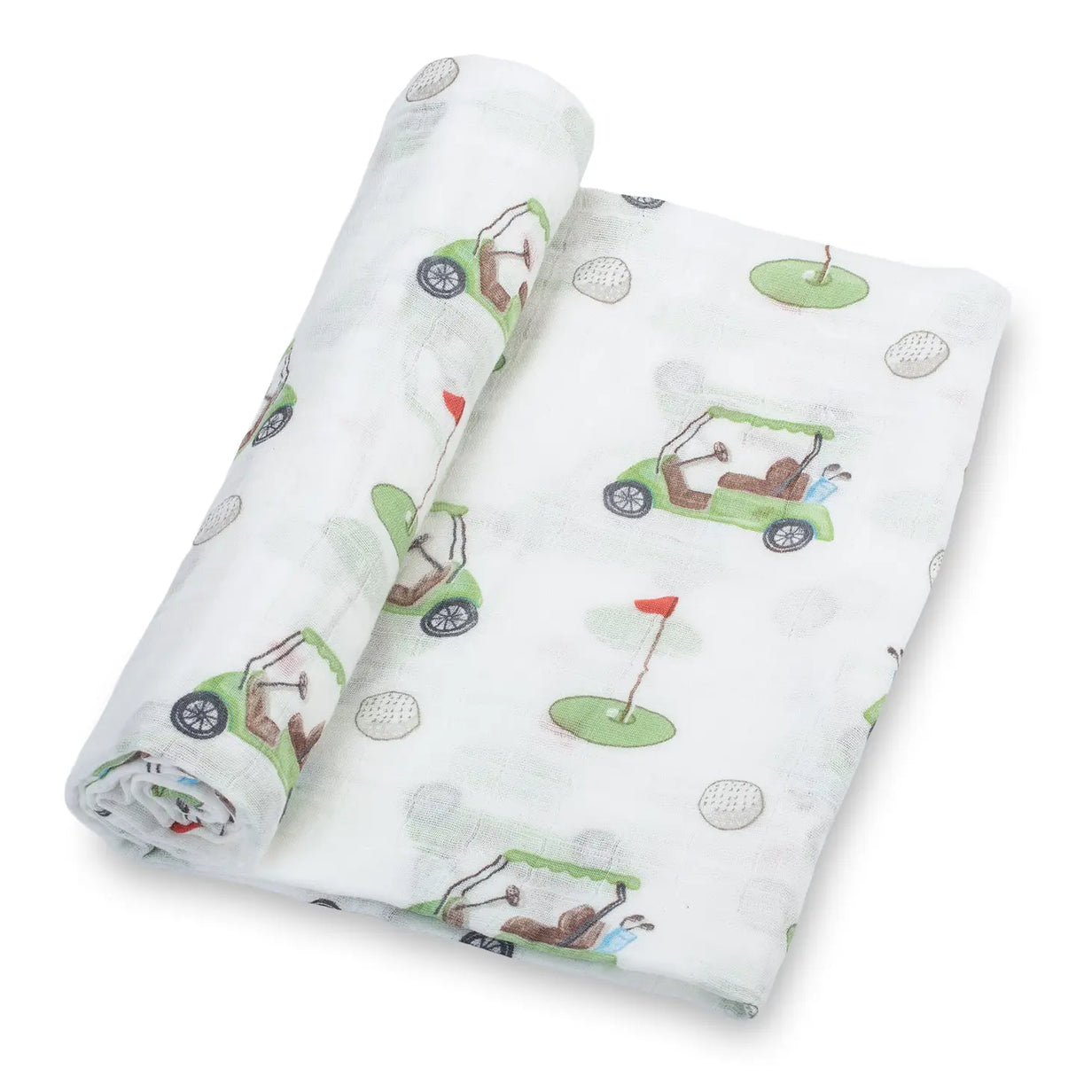 Golf A Round Cotton Muslin Swaddle