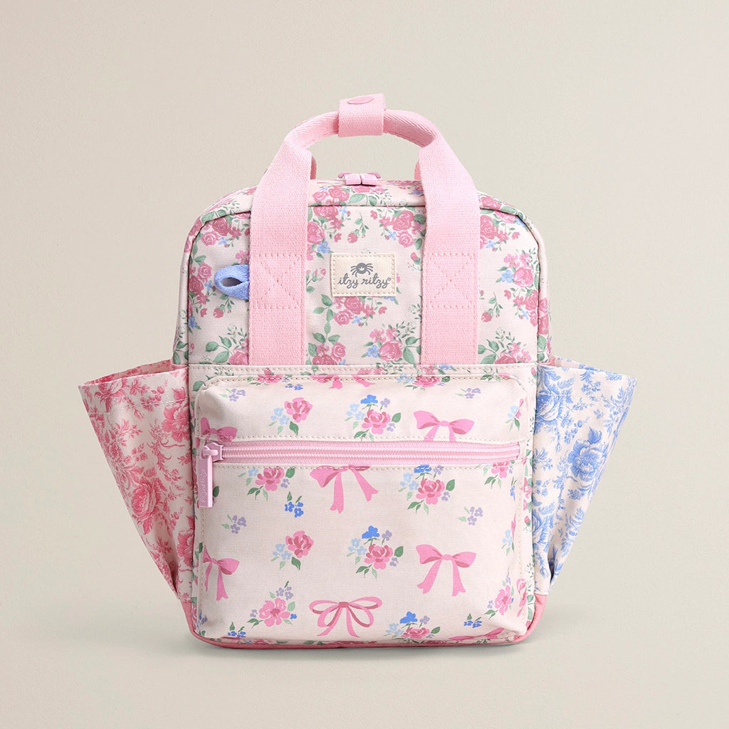 Ribbons + Roses Itzy Bitzy Backpack