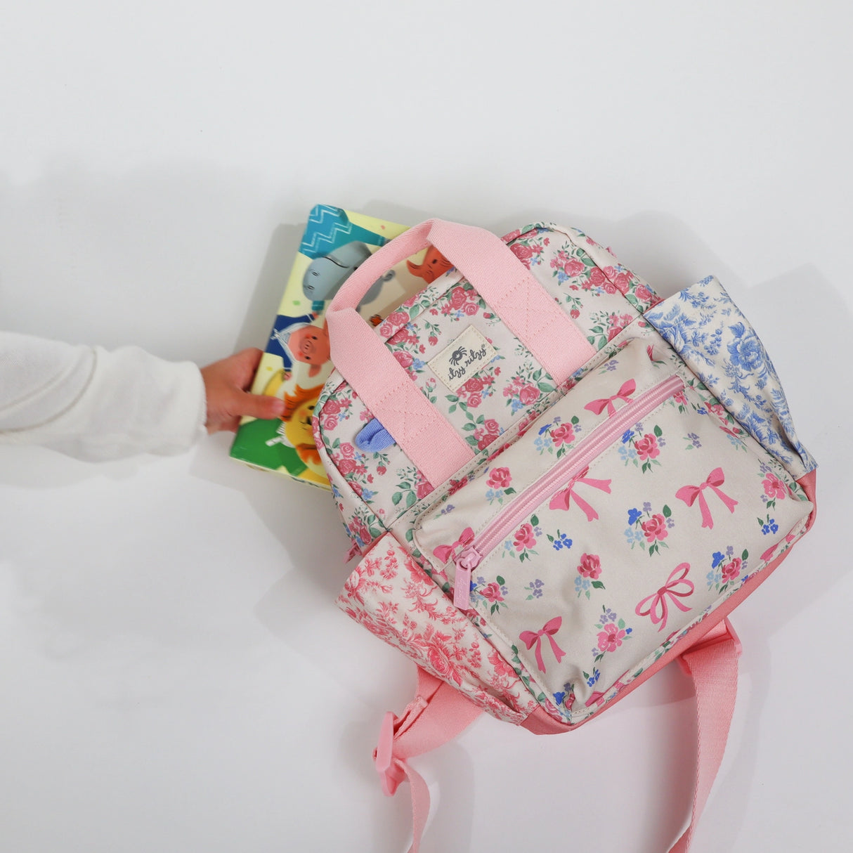 Ribbons + Roses Itzy Bitzy Backpack