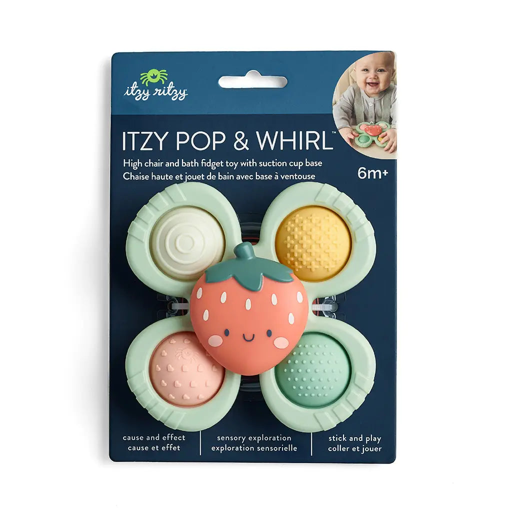 Itzy Strawberry Fidget Pop Spinner