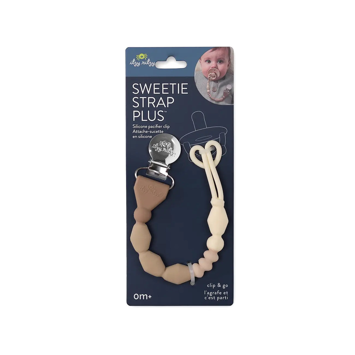 Ombré Sweetie Strap Paci Clip