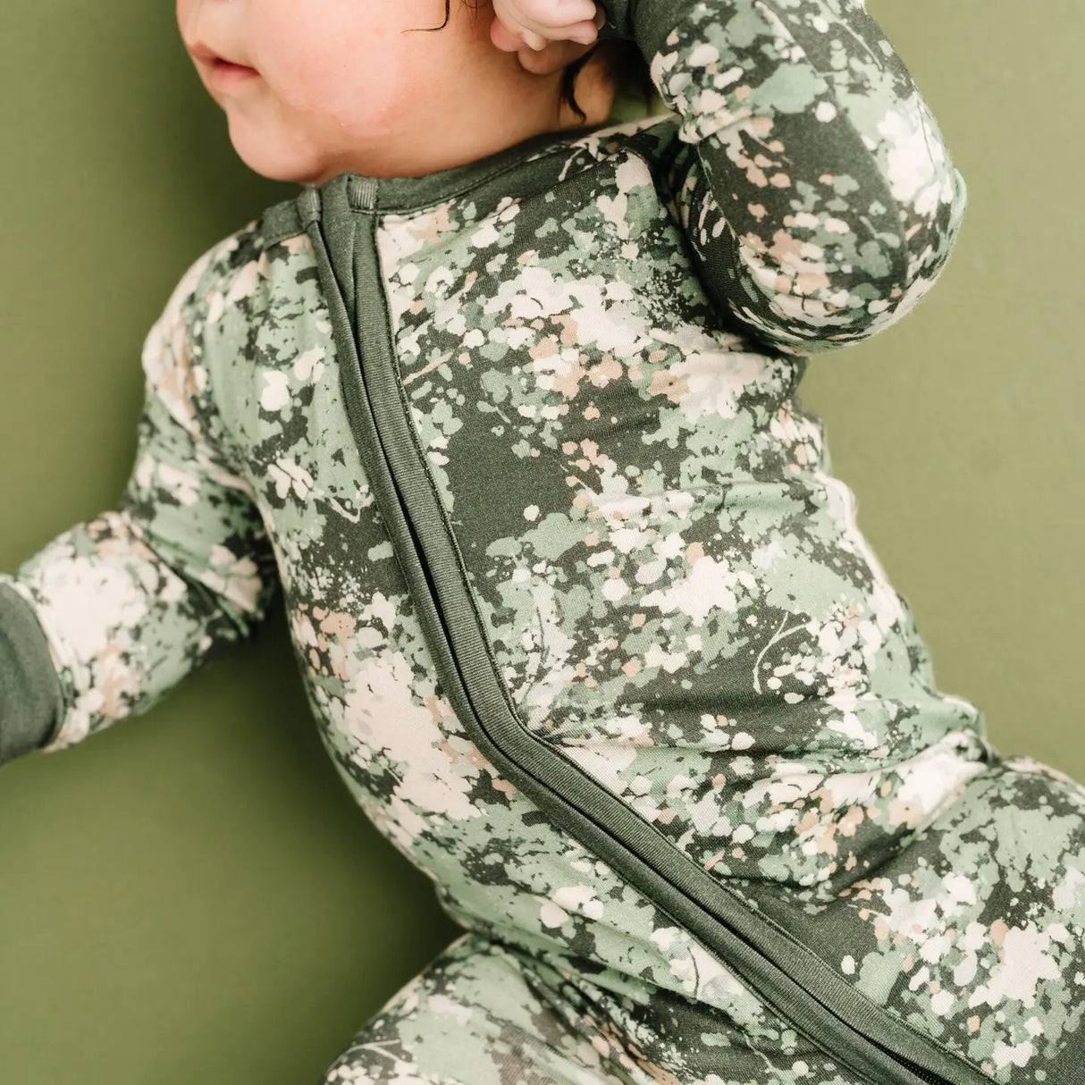 Forest Camo Bamboo Zipper PJ’s