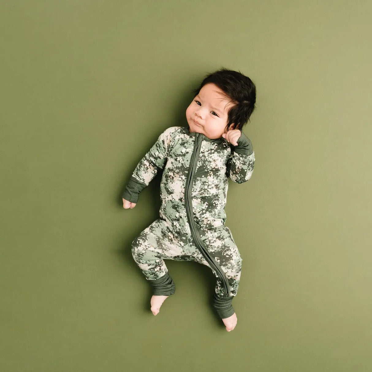 Forest Camo Bamboo Zipper PJ’s