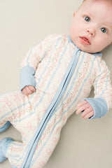 Dainty Bows Bamboo Zipper PJ