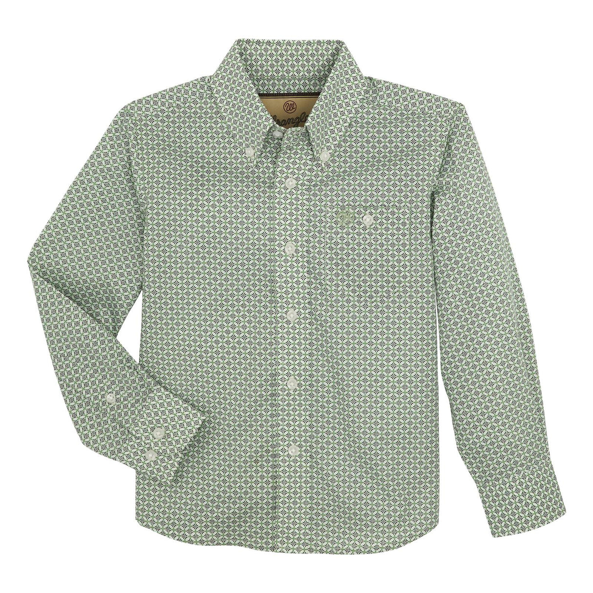 Boys Green Classic Long Sleeve Wrangler