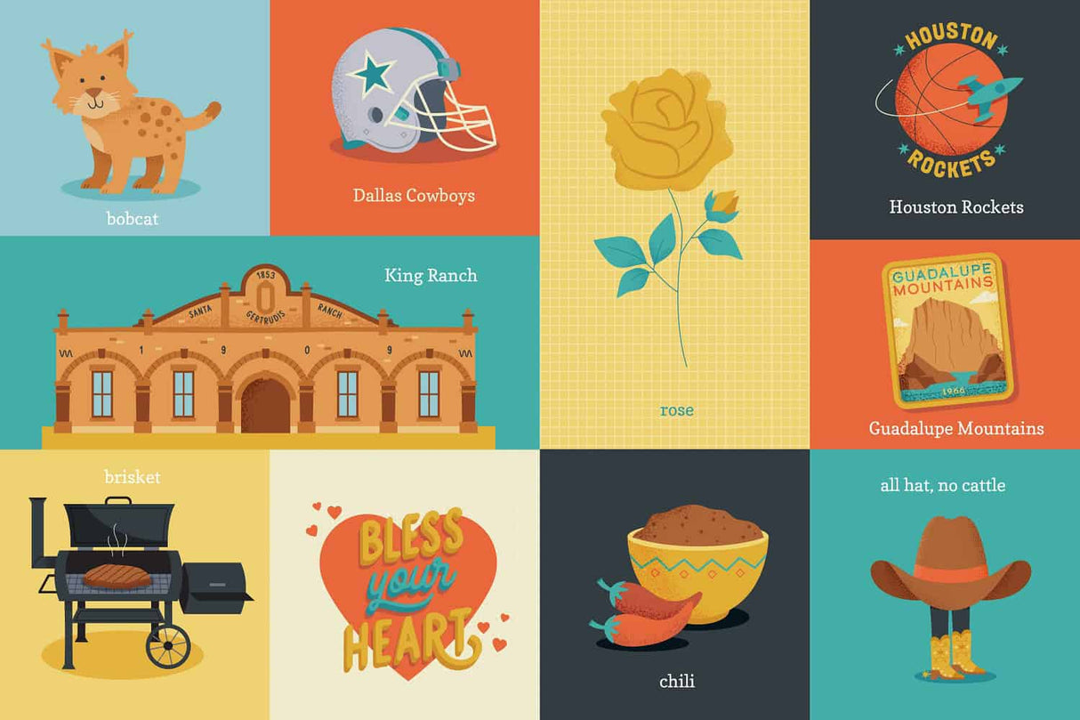 100 First Words For Little Texans