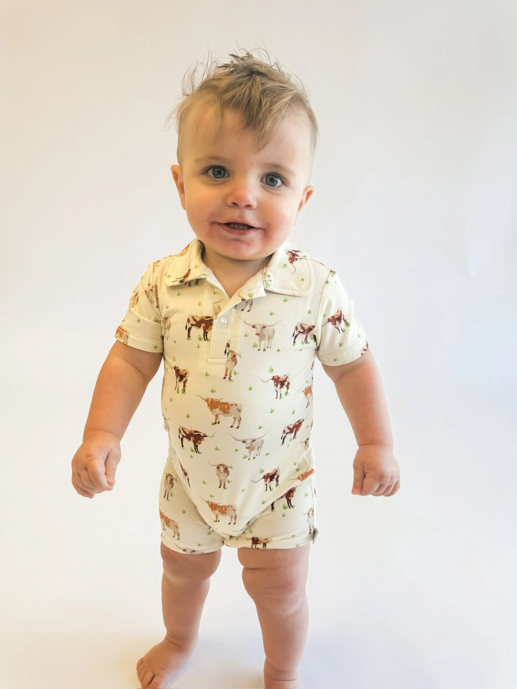 Longhorn Shortie Romper