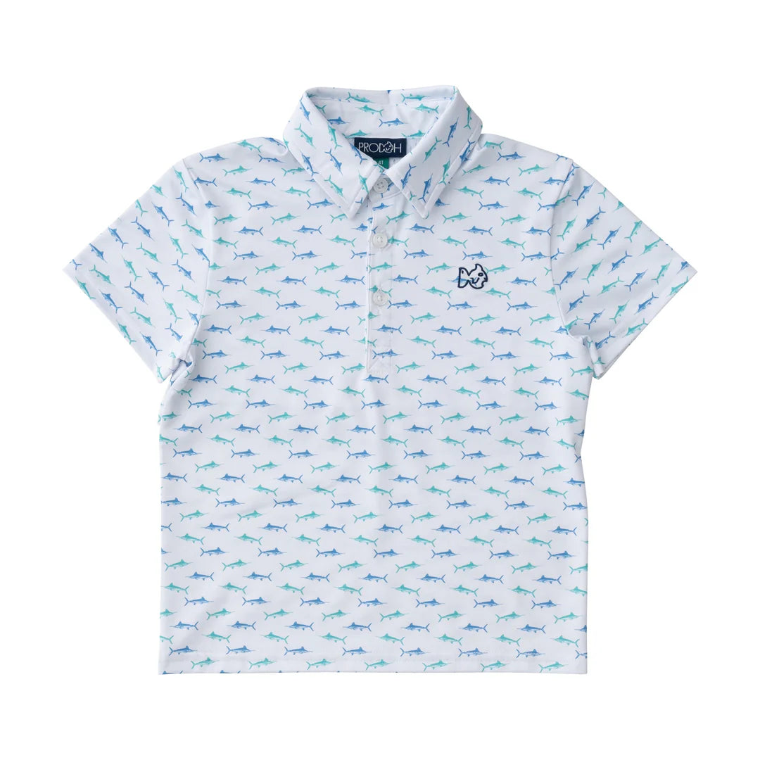 Prodoh Pro Proformance Fish Print Polo