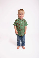 Green Deer SS Polo