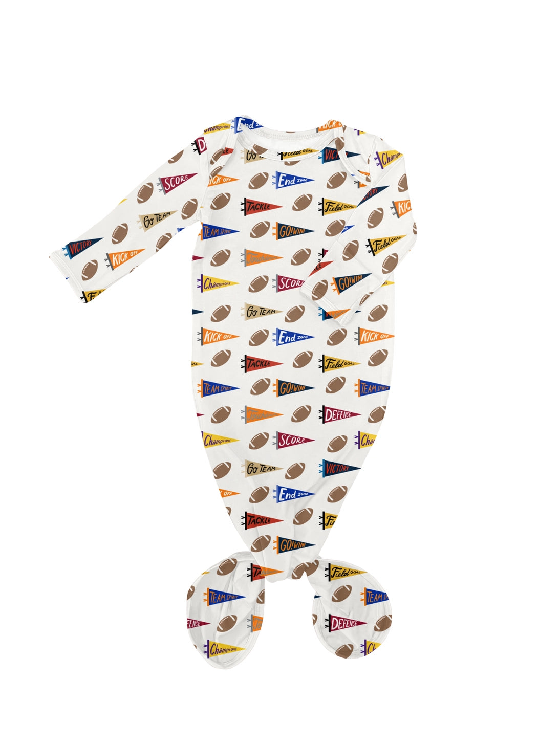 Varsity Bamboo Knotted Gown