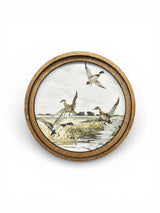 Round Mallard Canvas Photo