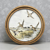 Round Mallard Canvas Photo