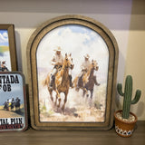 Arch Top Cowboys Ride Canvas Photo