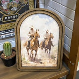 Arch Top Cowboys Ride Canvas Photo