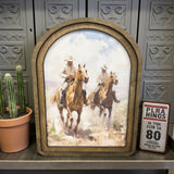 Arch Top Cowboys Ride Canvas Photo