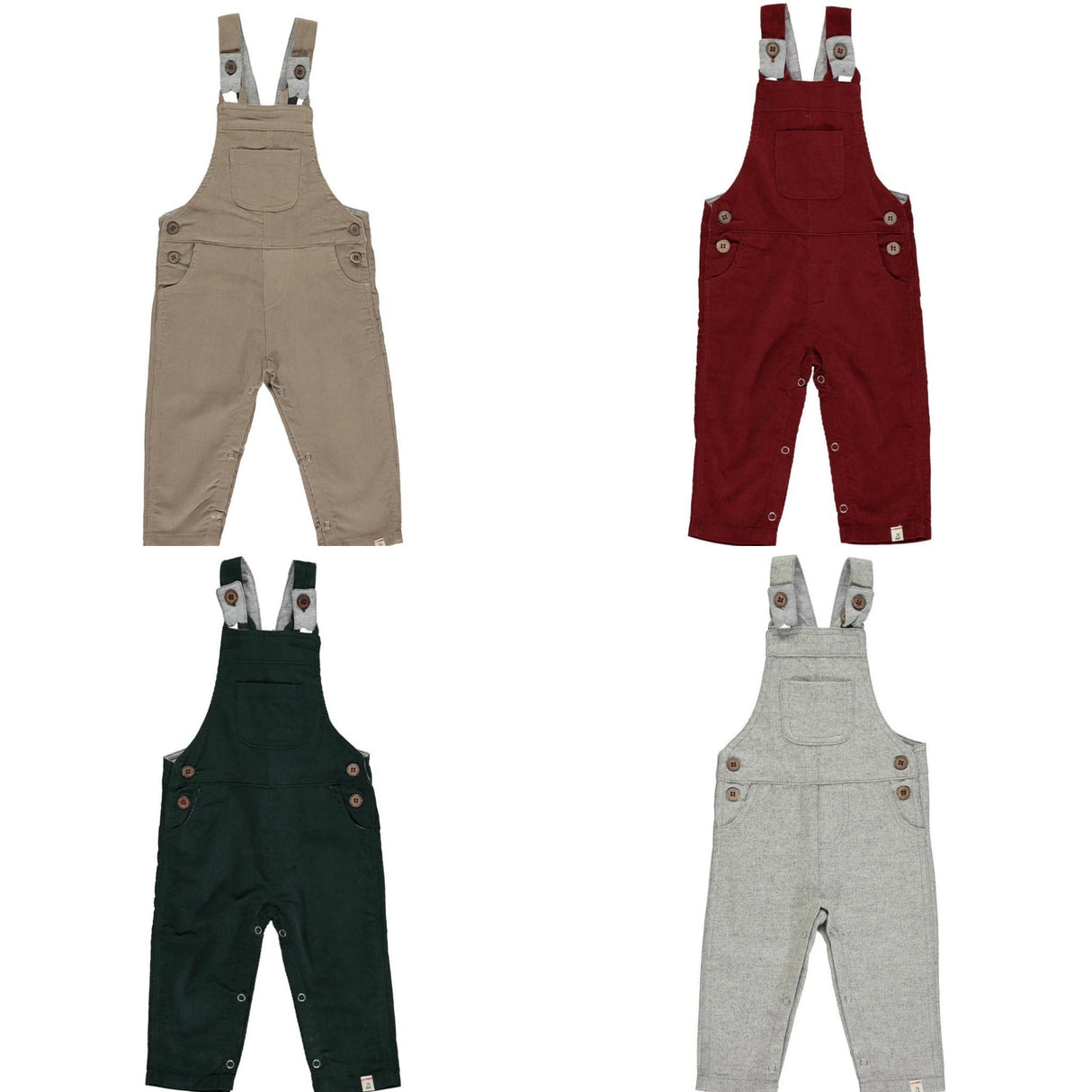 Textured Overalls