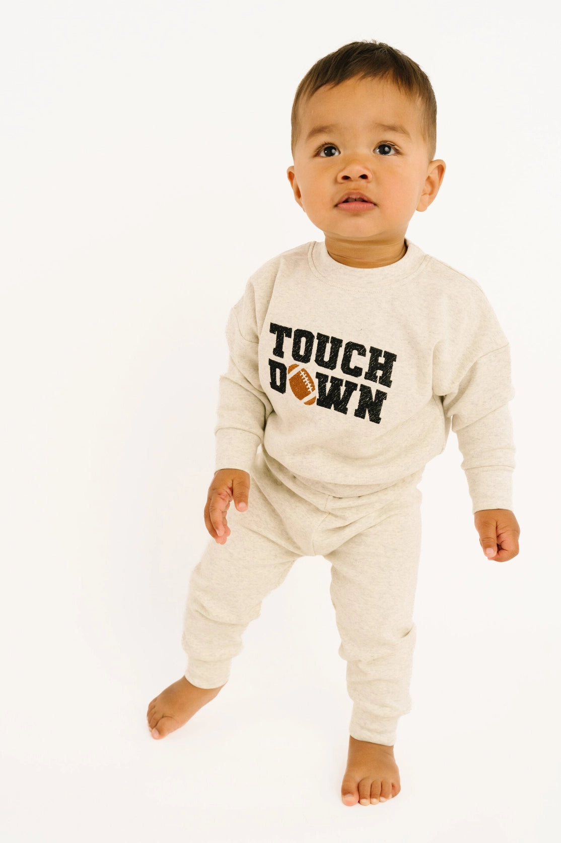 Touchdown Embroidered Crewneck Set